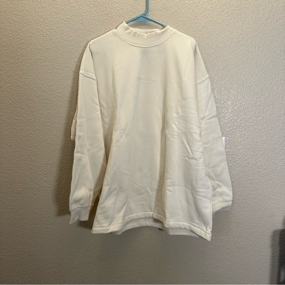 Fear of God Other - Fear of God Essentials Crew Neck Egg Shell Large